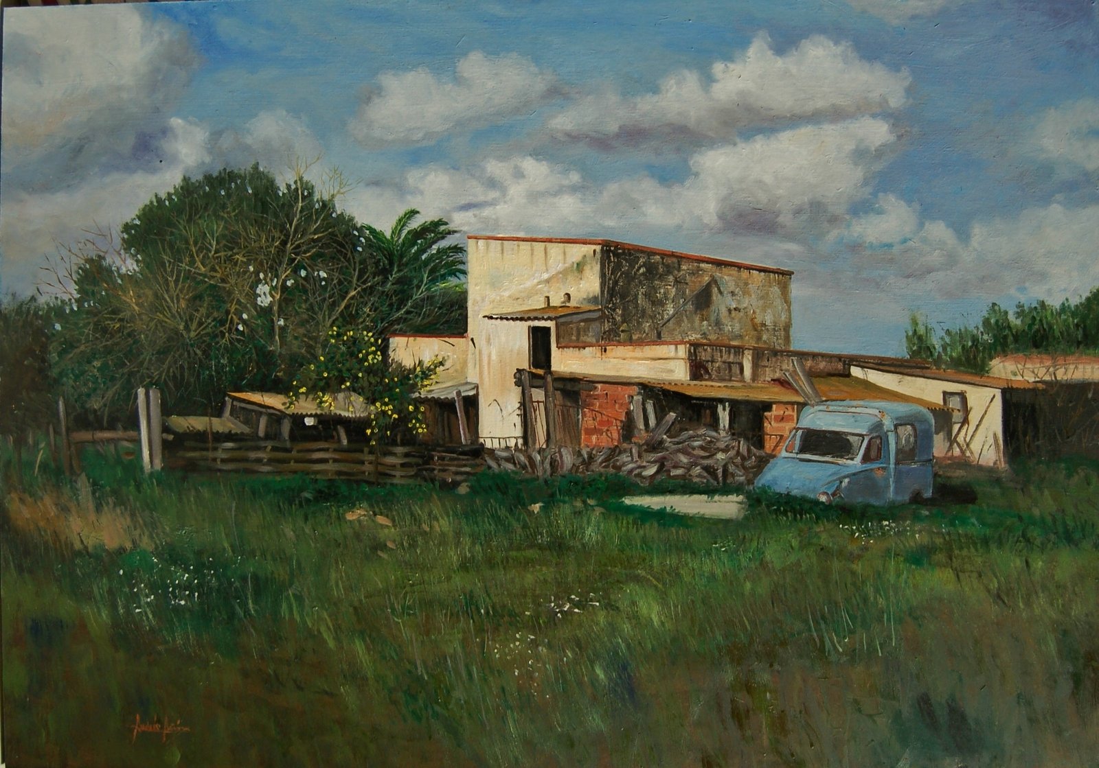 ET ON ARCADIA EGO. Óleo sobre tabla. 92x65