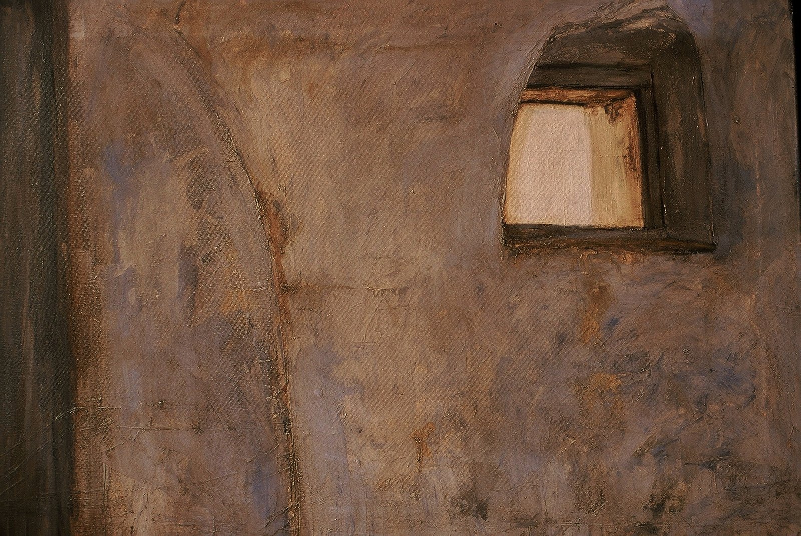 INTERIOR. Óleo sobre tela. 100x81